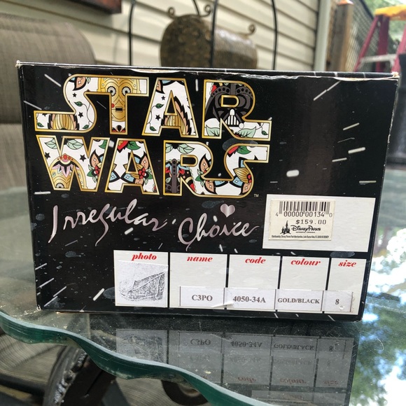 Star Wars Irregular Choice C3PO Flats - Limited Edition - Picture 4 of 4